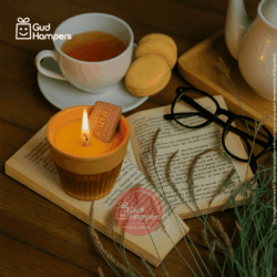 KULHAR CHAI BISCUIT CANDLE