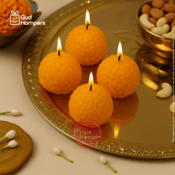 LADDU CANDLES (SET OF 4)