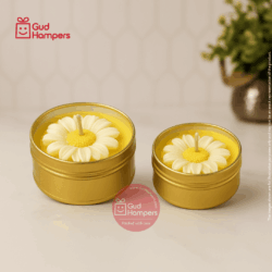 SUNFLOWER TIN CANDLE (SET OF 2)