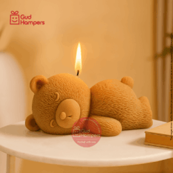 CUTE SLEEPING TEDDY BEAR CANDLE