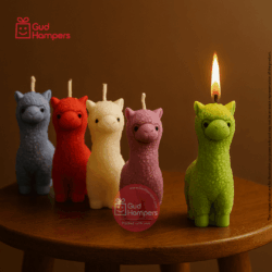 CUTE LAMA ALPACA CANDLE