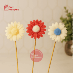 SUNFLOWER STICK CANDLES (SET OF 3)