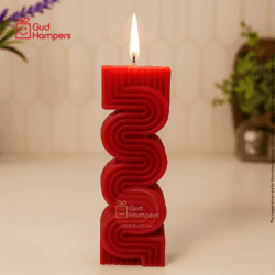 WIGGLY PILLAR CANDLE