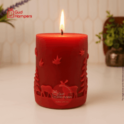 MEDIUM CHRISTMAS THEME CANDLE