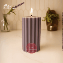 GEAR SHAPED PILLAR CANDLE