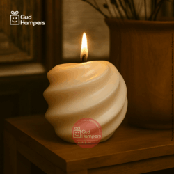 BIG SPIRAL CIRCLE CANDLE