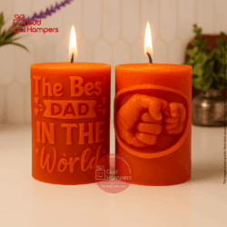 BEST DAD PILLAR CANDLE