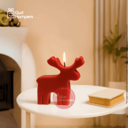 REINDEER PILLAR CANDLE