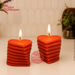 STACKED HEARTS CANDLE