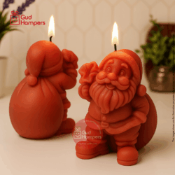 SANTA WITH GIFT BAG CANDLE