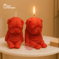 LAZY PUG MINI DOG CANDLE