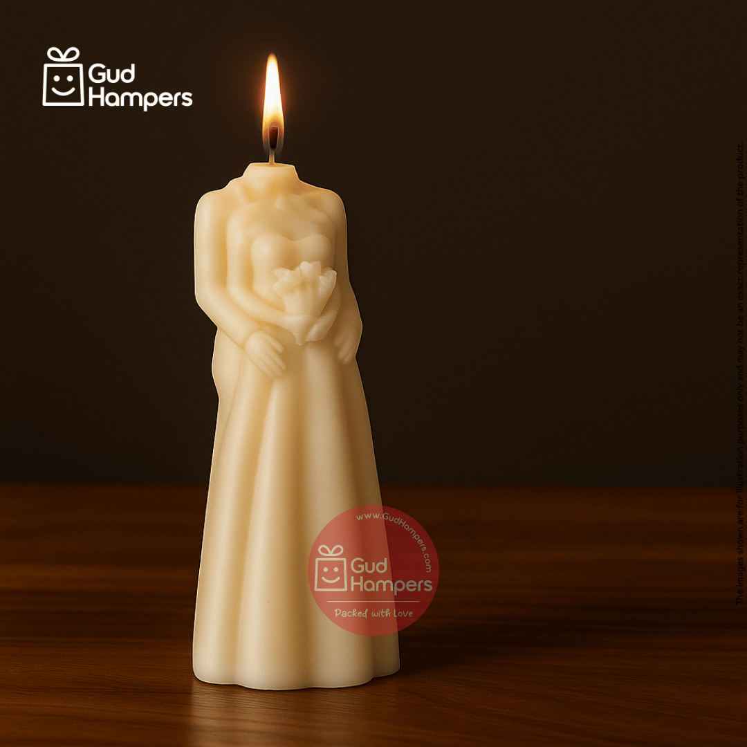 JUST MARRIED COUPLE CANDLE