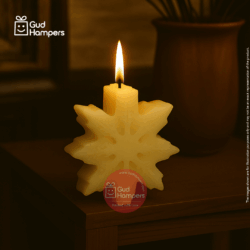 BIG SNOWFLAKE CANDLE