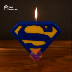SUPERMAN LOGO CANDLE