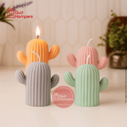 MEDIUM CACTUS CANDLE (SET OF 4)