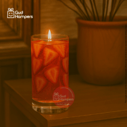 STRAWBERRY MOCKTAIL TALL CANDLE