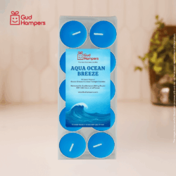 Aqua Ocean Breeze Fragrance Tealight Candles (Set of 10)