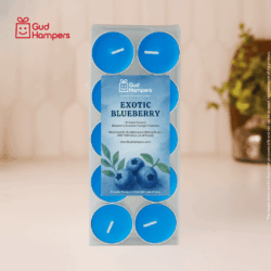 Blueberry Fragrance Tealight Candles (Set of 10)