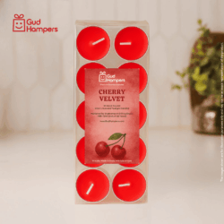 Cherry Fragrance Tealight Candles (Set of 10)