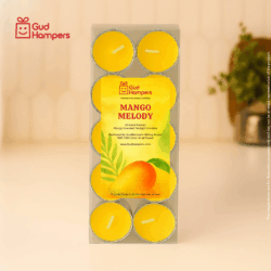 Mango Fragrance Tealight Candles (Set of 10)