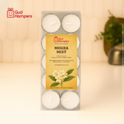 Mogra Fragrance Tealight Candles (Set of 10)