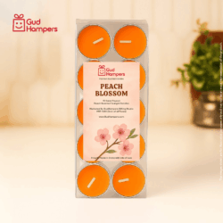 Peach Fragrance Tealight Candles (Set of 10)