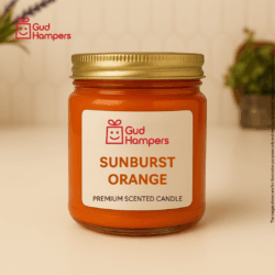 Sunburst Orange Medium Jar Candle